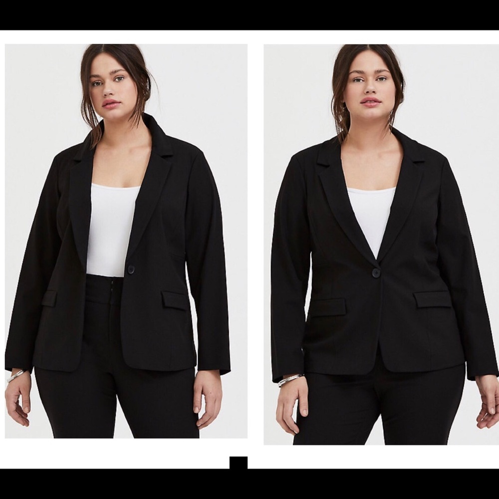 🧥Torrid Black Twill Blazer🧥